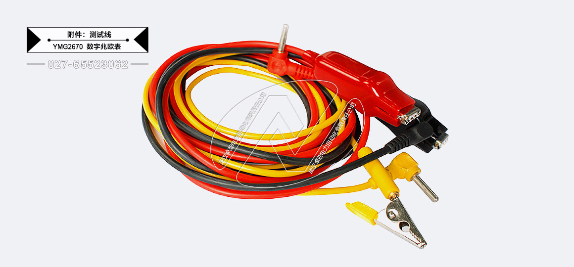 100V/250V/500V/1000V數(shù)字兆歐表 - 測試線